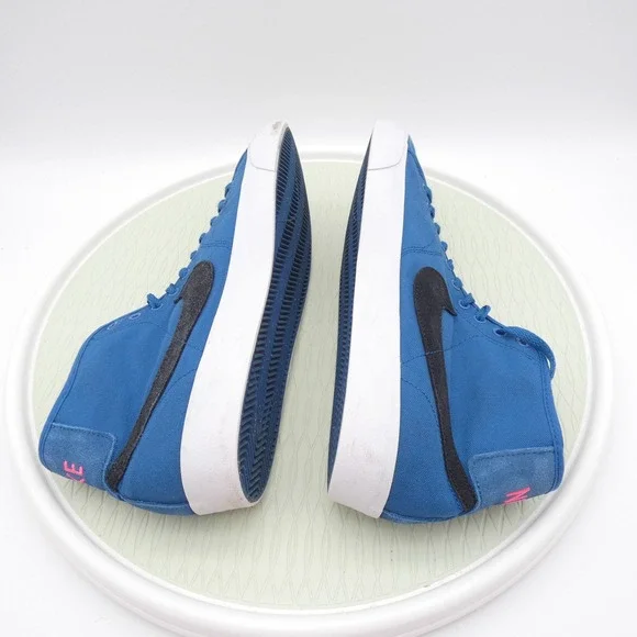 Nike SB Blazer Court Mid Premium Signal Blue Black FB1378-408 Mens 12 - Picture 6 of 10